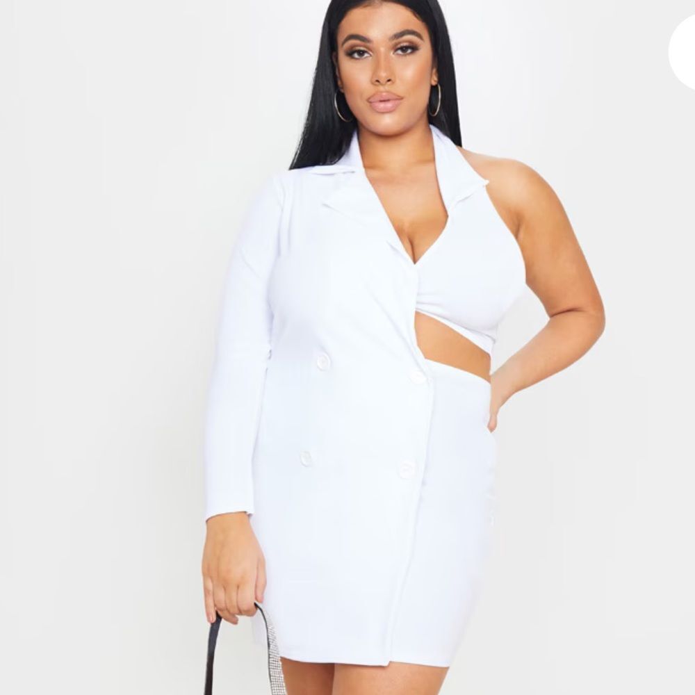 NWT PLT White Blazer Dress